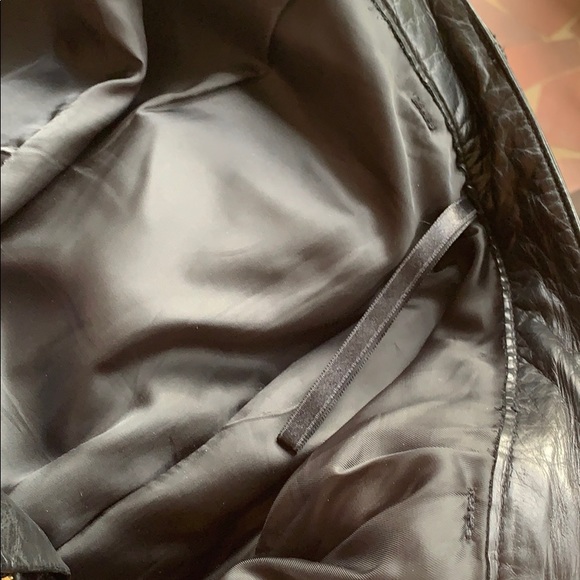 ⚡️SALE⚡️Genuine Black Leather Pants by GAP - Picture 8 of 8